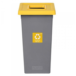Plafor Sp. Z O.o Kosz do segregacji FIT BIN 75L szary "PLASTIK METAL"