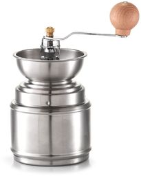 Zeller 27219 młynek do kawy, stal nierdzewna, 9,5 x 9,5 x 22 cm, srebrny