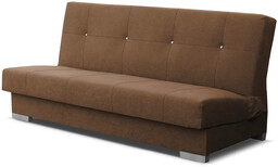 Elior Jasnobrązowa rozkładana kanapa tapicerowana R1-F42