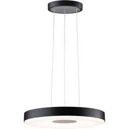 Paulmann 79779 LED lampa wisząca Smart Home Zigbee Puric Pane 400mm 1200lm / 700lm 11 / 7W regul. wys., ściemn., czarny, szary, tw. szt., metal 2700 K