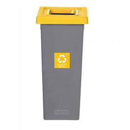 Plafor Sp. Z O.o Kosz do segregacji FIT BIN 53L szary "PLASTIK METAL"