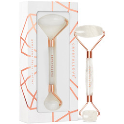 CRYSTALLOVE Roller do masażu twarzy z Kryształem Górskim
