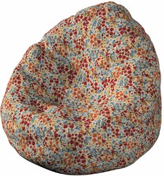 Worek do siedzenia, kolorowe drobne kwiaty na beżowym tle, Ø50 x 85 cm, Intenso Premium