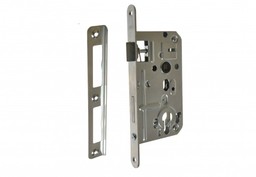 Zamek wpuszczany HOBES K133, 72/50 WB z zaczepem, ocynk biały