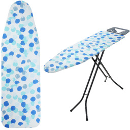 Pokrowiec na deskę do prasowania Tomar 123 x 45 cm niebieskie kropki