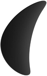 Linea Light Kinkiet LED Alba, czarny, przedpokój, aluminium, nowoczesny