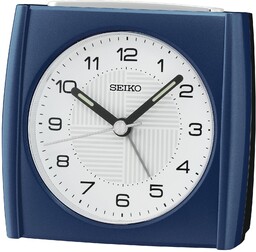 Seiko Clocks Tworzywo sztuczne QHE205L, niebieskie