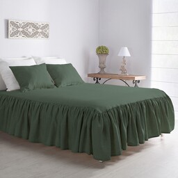 Narzuta na łóżko 160x210 frilly green, 160 x 210 cm