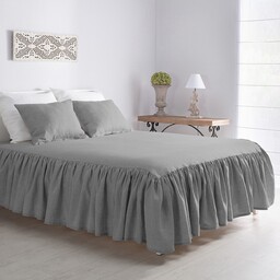 Narzuta na łóżko 160x210 frilly light grey, 160 x 210 cm