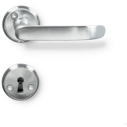 Klamka do drzwi Hven Chrom szczotkowany Standard skandynawski