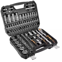 Zestaw kluczy nasadowych NEO TOOLS 10-060 1/2, 1/4 cala (86 elementów) Zyskaj