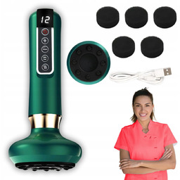 MASAŻER ANTYCELLULITOWY PRÓŻNIOWY BAŃKI DOMOWE SPA BEZPRZEWODOWY KULKOWY