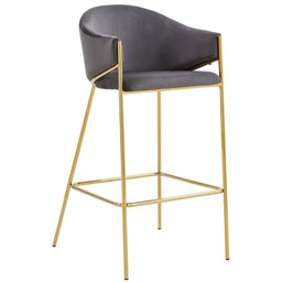 Hoker Glamour szary BC-02 welur