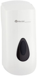 Dozownik do mydła w płynie Merida TOP MINI 400 ml, biało-szare tworzywo ABS