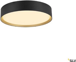 DECONA lampa ścienna i sufitowa, okrągła, 2700/3000K, 18W, PHASE, czarny / złoty 1008580