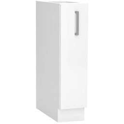 Elior Biała Dolna Szafka Kuchenna Z Cargo I Koszem M8-T53