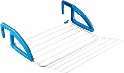 Metaltex Bries suszarka grzewcza i balkonowa, biała/niebieska