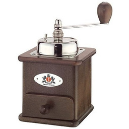 Zassenhaus BRASILIA Ręczny Młynek do Kawy - Ciemne Drewno / Srebrny