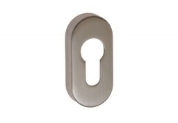 Tarczka owalna B-HARKO TI 02 WB z podstawą stal nierdzewna, rozstaw śrub 50 mm (komplet)