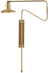 House Doctor - Swing Lampa Ścienna Mosiądz