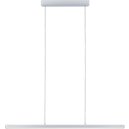 Paulmann 79900 Lampa wisząca LED Lento z 1x42 W ściemnialna ciepła biel chrom matowy aluminium, plastikowa lampa sufitowa 2700 K