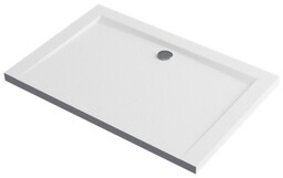 Excellent Forma X brodzik prostokątny 90x80 cm struktura, biały mat BREX.1403.090.080.WHN