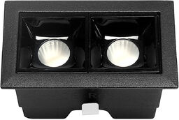 Lampa liniowa LED wpuszczana podtynkowa 4W 4000K czarna 579 - Decorativi Oficjalny Dystrybutor