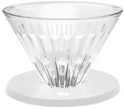 Szklany dripper Timemore Crystal Eye 02 White