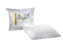 Poduszka antyalergiczna 40x40 Hollofil Allerban 0,21 kg biała ze środkiem przeciwdziałającym rozwojowi roztoczy grzybów i bakterii AMW