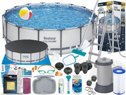 Basen Bestway 488x122 Ogrodowy Stelażowy 5612Z 19w1