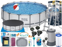 Basen Bestway 488x122 Ogrodowy Stelażowy 5612Z 18w1