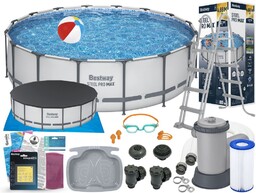 Basen Bestway 488x122 Ogrodowy Stelażowy 5612Z 15w1