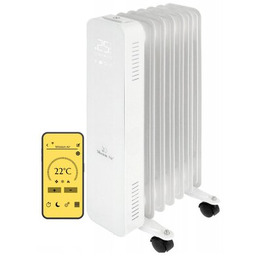 MISSION AIR Grzejnik olejowy Oslo 1500 W Biały Wi Fi Zyskaj