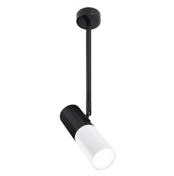 Lampa wisząca regulowana tuba czarno-biała Candellux 31-78353
