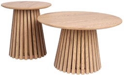 Zestaw stolików kawowych Arezzo, dziki dąb