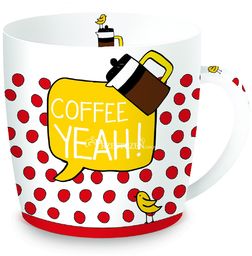 KUBEK PORCELANOWY Coffee YEAH! (217 COYE) w puszce