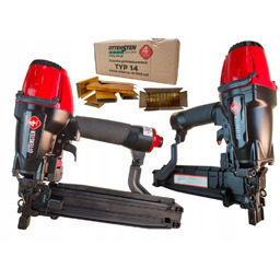 Zszywacz stolarski pneumatyczny 4PRO1450 zszywka typ 14 +zszywki 50mm 10tys