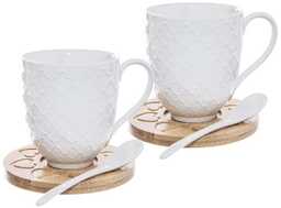 Kubki porcelanowe WHITELINE 370 ml 2 szt.