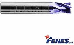 FENES Frez trzpieniowy do metalu 12 mm 3-ostrzowy krótki walcowo-czołowy chwyt walcowy DIN6527-K VHM TiAIN 0641-512-910-160
