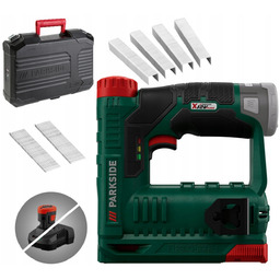 Parkside Zszywacz Akumulatorowy Gwoździarka 12V Pat 12 B2 Gwoździe