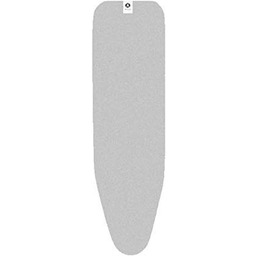 Brabantia Pokrowiec na deskę do prasowania  rozmiar A (110 x 30cm), Pokrowiec bawełniany, pianka 2mm, metalizowany Srebrny