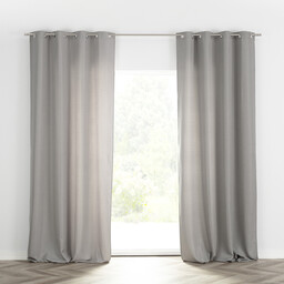 Zasłona BASIC na kółkach 140x280cm popielaty 1 szt., 140 cm x 280 cm