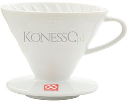 Ceramiczny Drip Hario V60-02 - Biały