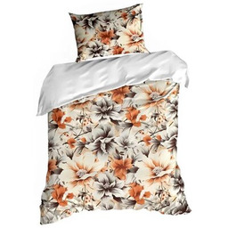 EUROFIRANY Komplet pościeli Nika 51 140 x 200 cm Ciemnokremowy