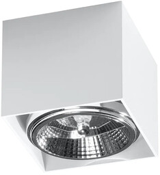 Lumes Biały kwadratowy plafon LED - 5X EX656 G2-P72