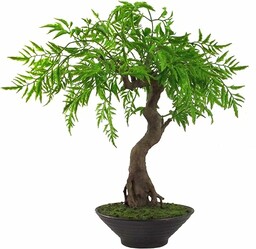 Leaf Sztuczne małe drzewko bonsai