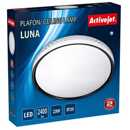 Activejet Nowoczesny plafon sufitowy LED LUNA 23W
