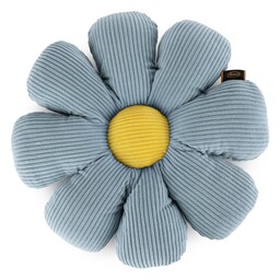 Eurofirany Poduszka dekoracyjna 37x37 Flower 40 niebieska