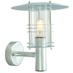 Norlys - Stockholm Zewnętrzna Lampa Ścienna Mała Galwanizowana