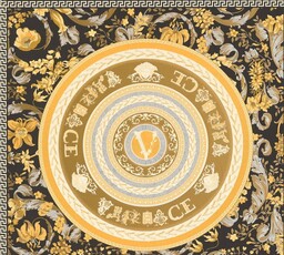 Tapeta Versace czarno-złota V 38705-5